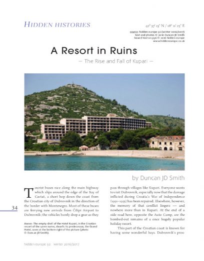 A Resort in Ruins: The Rise and Fall of Kupari