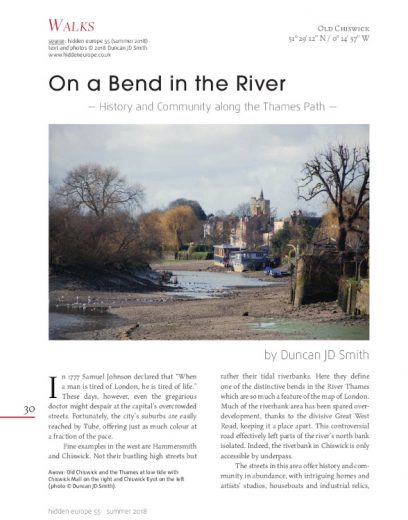 A Bend in the River: History and Community Along the Thames Path