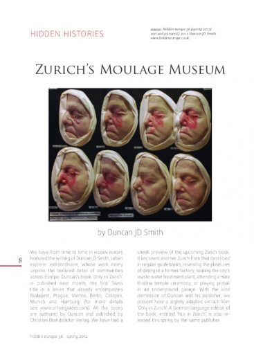 Hidden Histories: Zurich‘s Moulage Museum