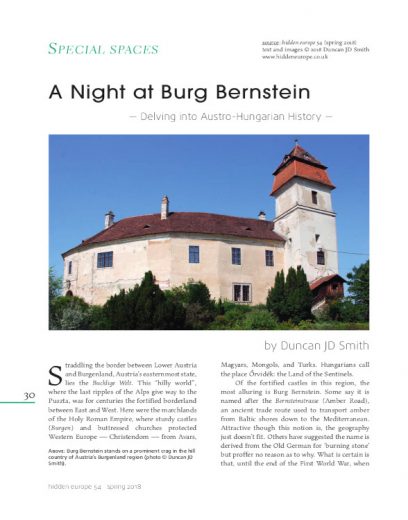 A Night at Burg Bernstein: Home of the English Patient